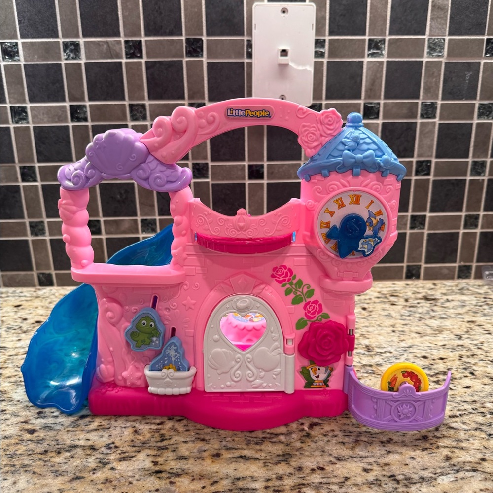 Little People Enchanted Pink Castle Playset
